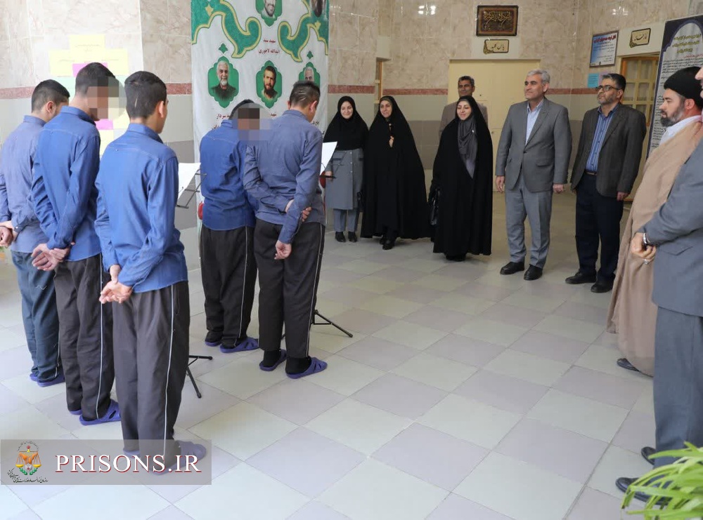 دیدار مدیران کل زندانها و کانون پرورش فکری کودکان استان همدان در کانون اصلاح و تربیت