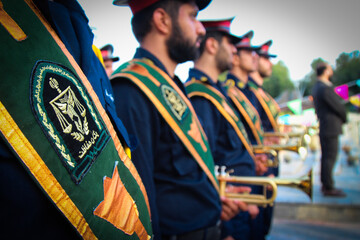 تجدید میثاق کارکنان و سربازان زندان‌های اصفهان با آرمان‌های شهدا به مناسبت هفته قوه قضائیه