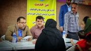 برپایی میزخدمت اداره‌کل زندان‌های خوزستان در مصلی نماز جمعه اهواز