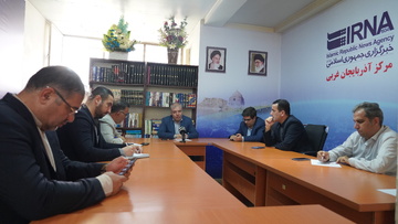 بازدید مدیرکل زندانهای استان از دفتر خبرگزاری ایرنا در آذربایجان غربی