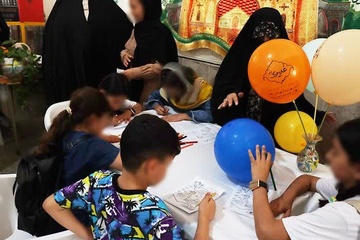 مسابقه نقاشی عید غدیر ویژه فرزندان زندانیان ندامتگاه کرج