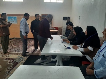 برگزاری چهاردهمین انتخابات ریاست جمهوری در زندان دشتی و اردوگاه حرفه آموزی استان بوشهر