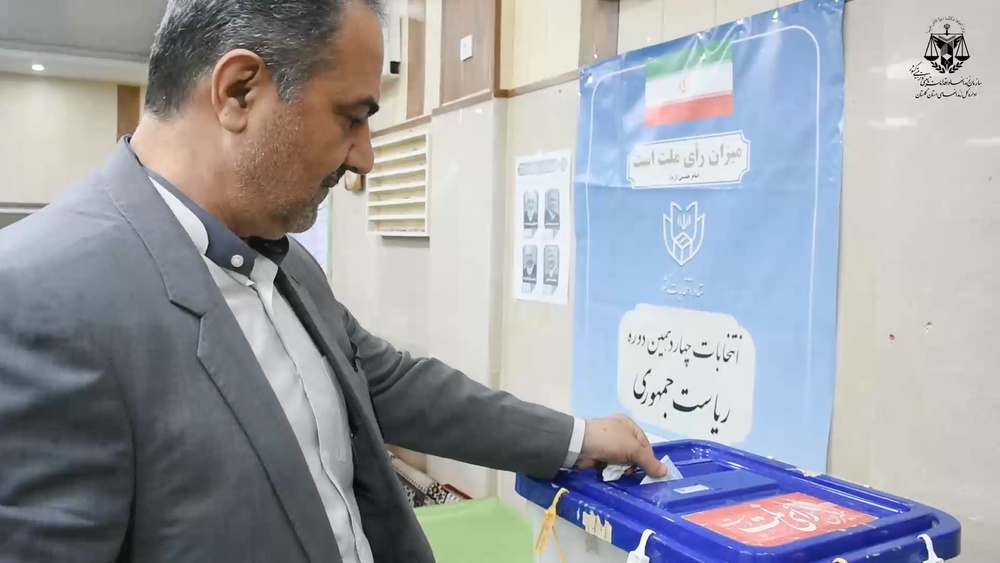 حماسه حضور پای صندوق رأی انتخابات ریاست‌جمهوری در زندان‌های استان گلستان