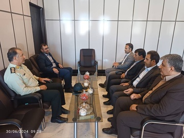 دیدار مدیرکل زندان‌های استان کردستان با رئیس دادگستری شهرستان کامیاران