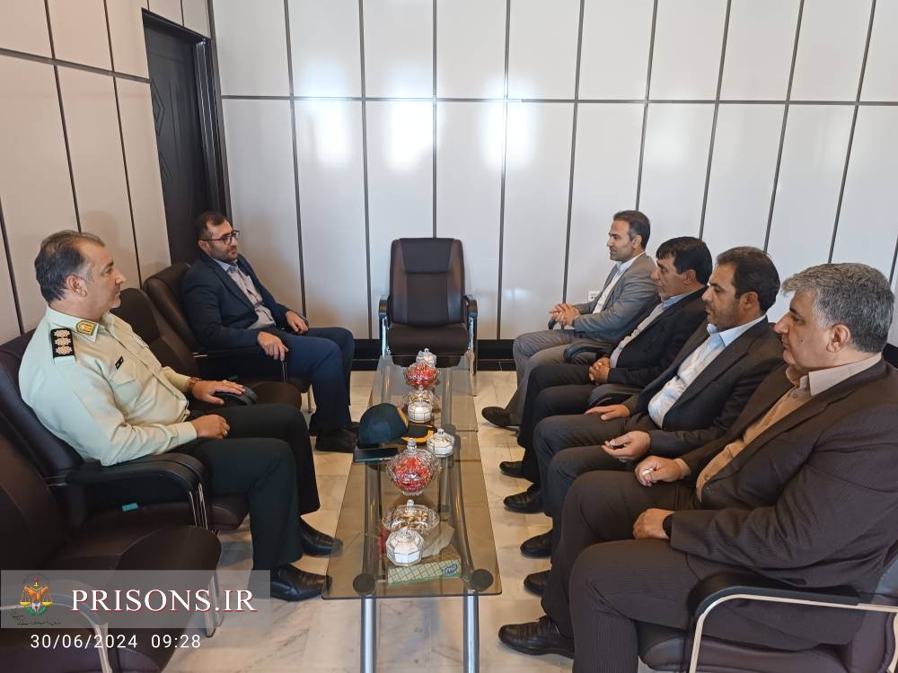 دیدار مدیرکل زندان‌های استان کردستان با رئیس دادگستری شهرستان کامیاران
