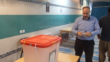 برگزاری دور دوم انتخابات ریاست جمهوری در اردوگاه اراک