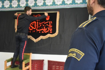 بیرق حسینی در زندان‌های استان گلستان برافراشته شد