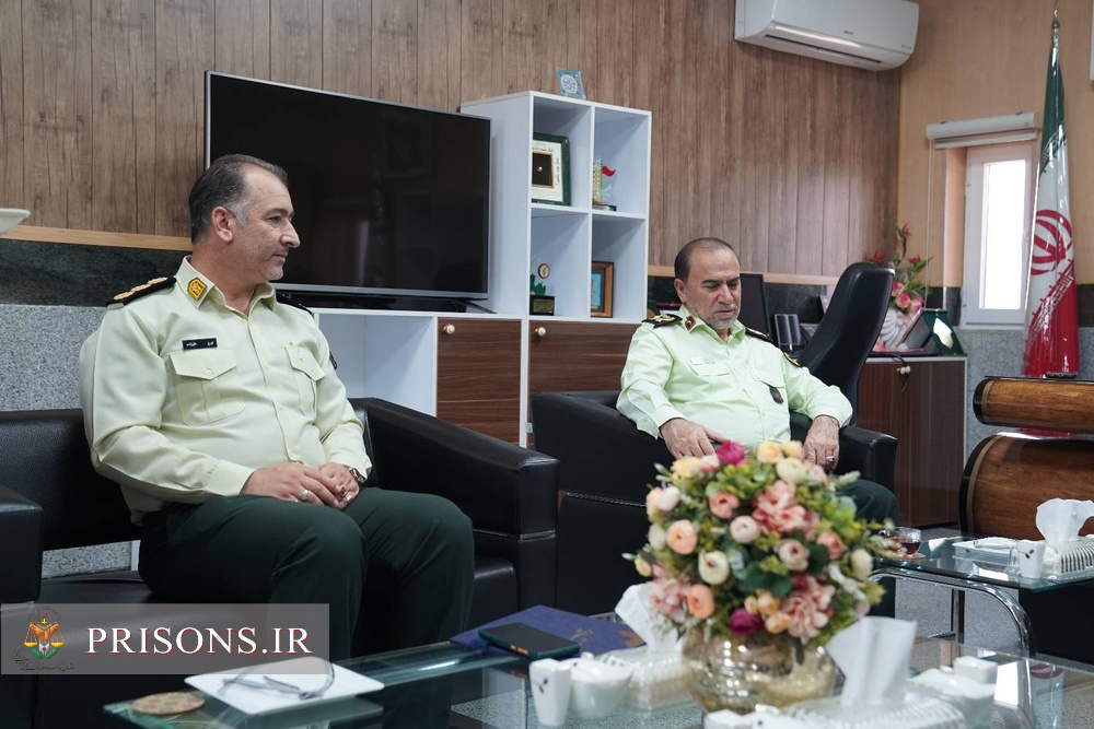 دیدار مدیرکل زندانهای استان کردستان با فرمانده انتظامی استان