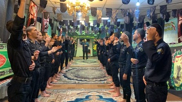 عزاداری سربازان وظیفه در زندان اراک