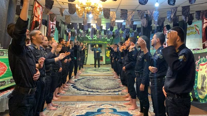 مراسم عزاداری شب عاشورا در زندان ساوه