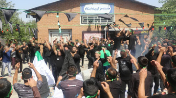 عزاداری پرشور زندانیان فردیس در روز عاشورا