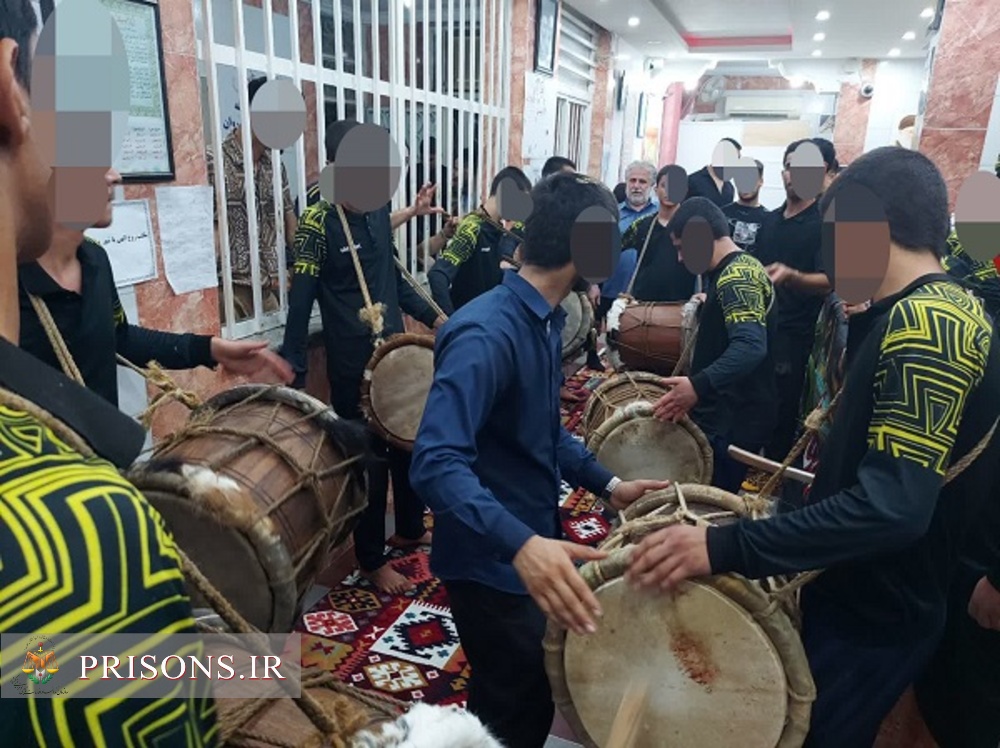 کانون اصلاح وتربیت استان بوشهر غرق در ماتم امام حسین(ع) و شهدای کربلا شد
