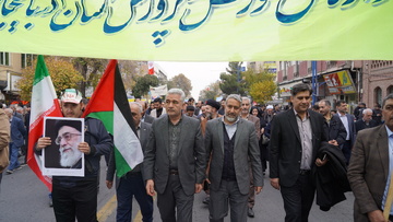 مراسم راهپیمایی 13 آبان ماه - مرکز استان آذربایجان غربی - ارومیه