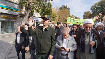 مراسم راهپیمایی 13 آبان ماه - مرکز استان آذربایجان غربی - ارومیه