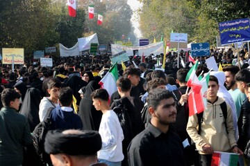 مراسم راهپیمایی 13 آبان ماه - مرکز استان آذربایجان غربی - ارومیه