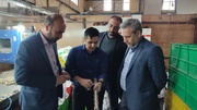 دادستان خمینی شهر از کارگاه‌های اشتغال زندان شهرستان بازدید کرد