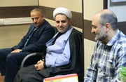 دیدار مدیر و کارکنان زندان مرکزی قزوین با فرمانده بسیج پایگاه بسیج مالک اشتر