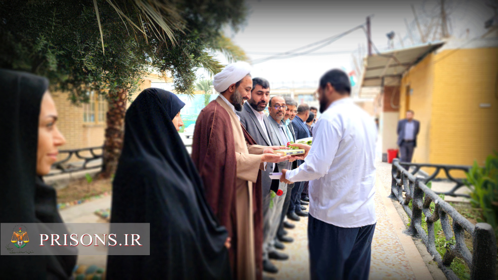 ارمغان آزادی ۵۰ زندانی در میز خدمت قضایی دادستان مرکز خوزستان