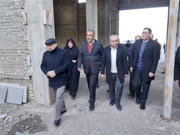 بازدید استاندار آذربایجان شرقی، مجمع نمایندگان استان و اعضای کمیسیون عمران مجلس از پروژه جدید زندان تبریز
