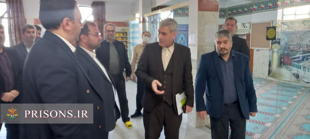 بازدید مدیر کل سازمان و طبقه بندی مشاغل معاونت راهبردی قوه قضائیه از بازداشتگاه همدان