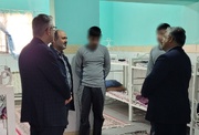 بازدید سرزده معاون اداری ومالی زندانهای استان از کانون اصلاح و تربیت قزوین