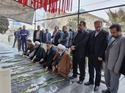 تجدید میثاق با شهیدان در دهه مبارک فجر با حضور سرپرست زندان‌های استان و شورای قضایی