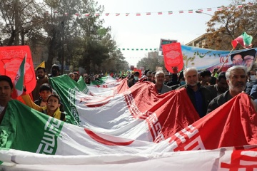 راهپیمایی 22 بهمن کرمان