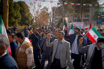 راهپیمایی 22 بهمن کرمان