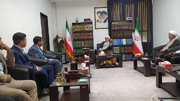 دیدار مدیرکل زندان‌های هرمزگان با نماینده ولی فقیه در استان