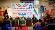 نشستی صمیمی کارکنان زندان مرکزی اهواز با حضور مدیرکل زندان‌های خوزستان