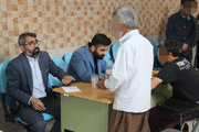 میزخدمت قضایی در زندان شیروان با حضور رئیس دادگستری و دادستان شهرستان