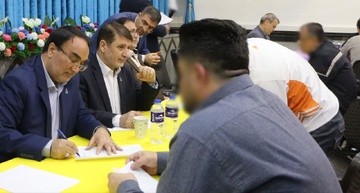 تشکیل میز خدمت در زندان تبریز با حضور رئیس‌کل دادگستری آذربایجان‌شرقی