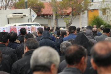 تشییع باشکوه پیکر جانباز ۷۰ درصد زنجانی