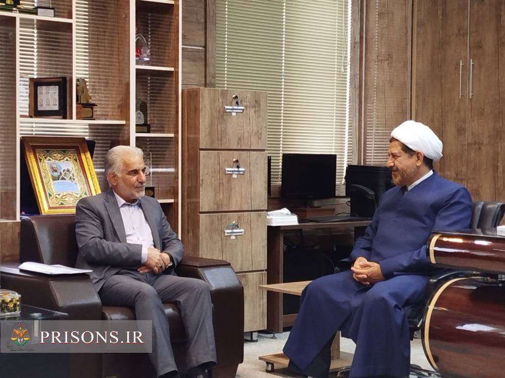 دیدار رئیس سازمان زندان‌ها و رئیس‌کل دادگستری خراسان رضوی| دکتر محمدی: فرآیند انتقال دو زندان سبزوار و نیشابور به خارج فضای شهری باجدیت ادامه دارد