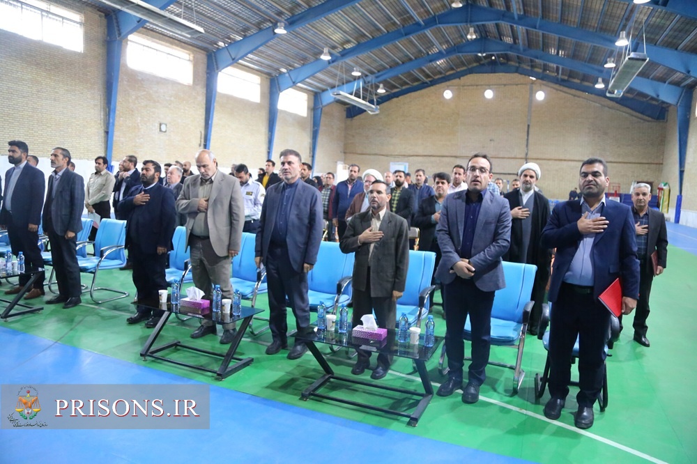 برگزاری آئین تکریم و معارفه رئیس زندان شهرستان شیروان با حضور مدیرکل زندان‌ها