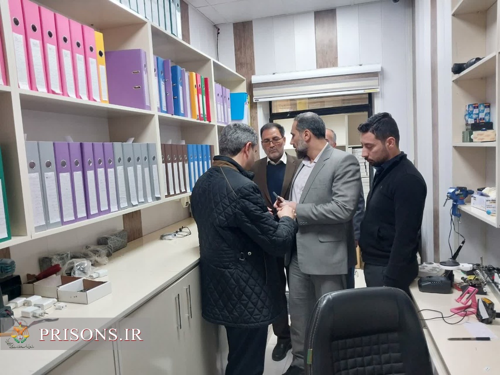  دادستان شهرستان میانه از محل پابند الکترونیکی استان آذربایجان شرقی بازدید کرد