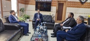 دیدار مدیرکل دفتر ساماندهی مراکز نیمه آزادی و نظارت الکترونیکی سازمان زندان‌ها با رئیس‌کل دادگستری بوشهر