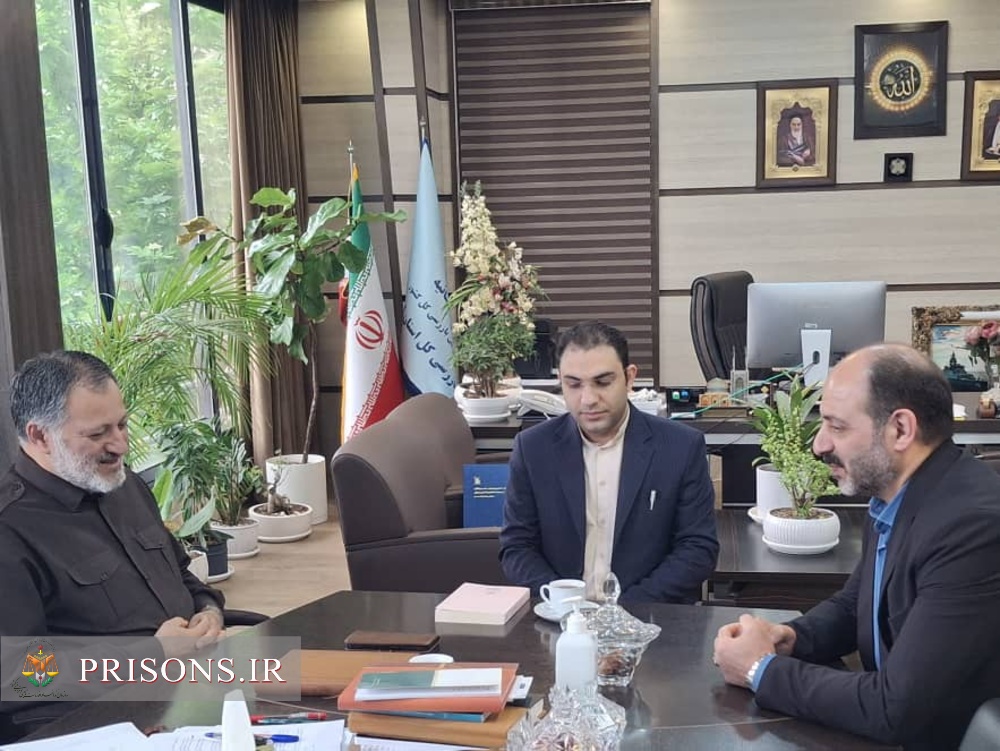 سرپرست زندانهای گیلان با بازرس کل استان دیدار کرد سرپرست زندانهای گیلان با بازرس کل استان دیدار کرد