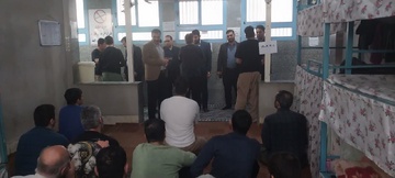 بازدید دادستان و قضات ساوه