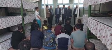 بازدید دادستان و قضات ساوه