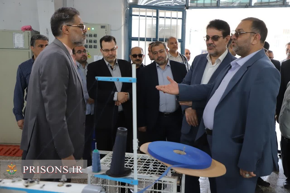 بازدید مدیرکل آموزش فنی و حرفه ای خراسان رضوی از زندان مرکزی مشهد