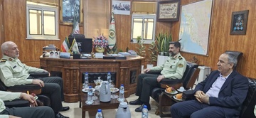 نشست تعاملی فرمانده یگان حفاظت سازمان زندان ها با فرمانده انتظامی استان بوشهر