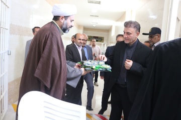 مراسم سوگواری شهادت امام جعفر صادق (ع) در زندان بجنورد