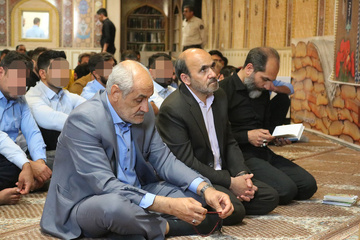 مراسم سوگواری شهادت امام جعفر صادق (ع) در زندان بجنورد