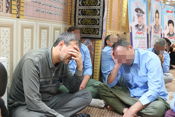 مراسم سوگواری شهادت امام جعفر صادق (ع) در زندان بجنورد