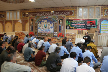 مراسم سوگواری شهادت امام جعفر صادق (ع) در زندان بجنورد