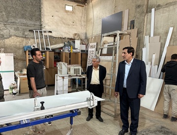 بازدید مدیرکل زندان‌های استان کردستان از مجتمع اشتغال زندانیان در سرخ‌دزج و کارگاه تولید ام دی اف