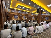افتتاح نمازخانه زندان بیجار به مناسبت هفته کرامت با حضور مسئولین استانی و ائمه جمعه جماعات