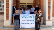 کمک دانش‌آموزان دره‌شهری به فرزندان زندانیان نیازمند