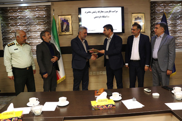 آئین تکریم و معارفه سرپرستان جدید ندامتگاه‌های استان البرز